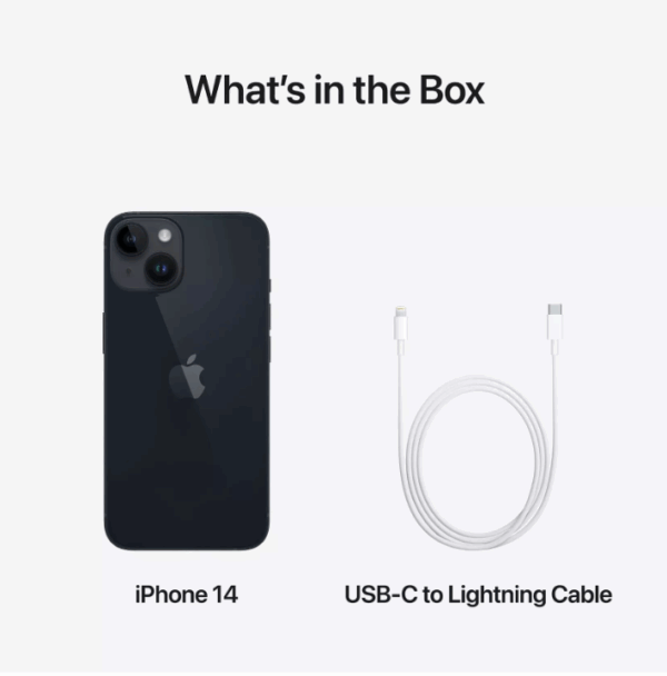 Apple iPhone 14, 128Gb - Midnight - Image 2