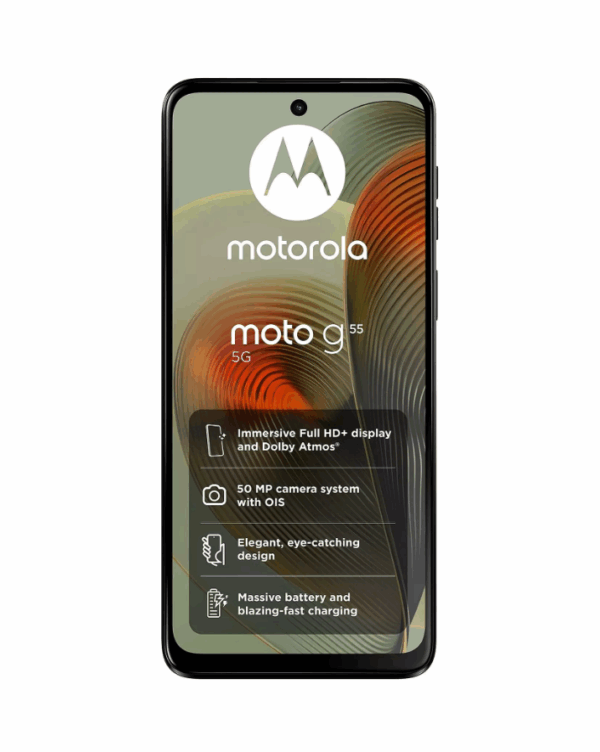Motorola Moto G55 - 8GB RAM, 256GB SSD, Smoky Green - Image 4