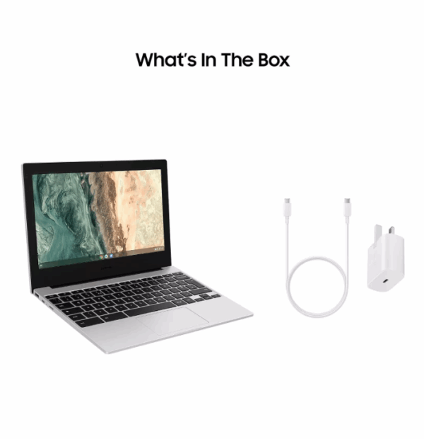 Chromebook Go - 11.6in HD, Intel Celeron, 4GB RAM, 64GB - Silver - Image 2