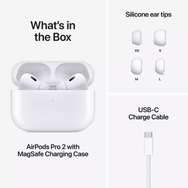 AirPods Pro (2nd Gen, 2023) with MagSafe Case (USB-C) - Image 2